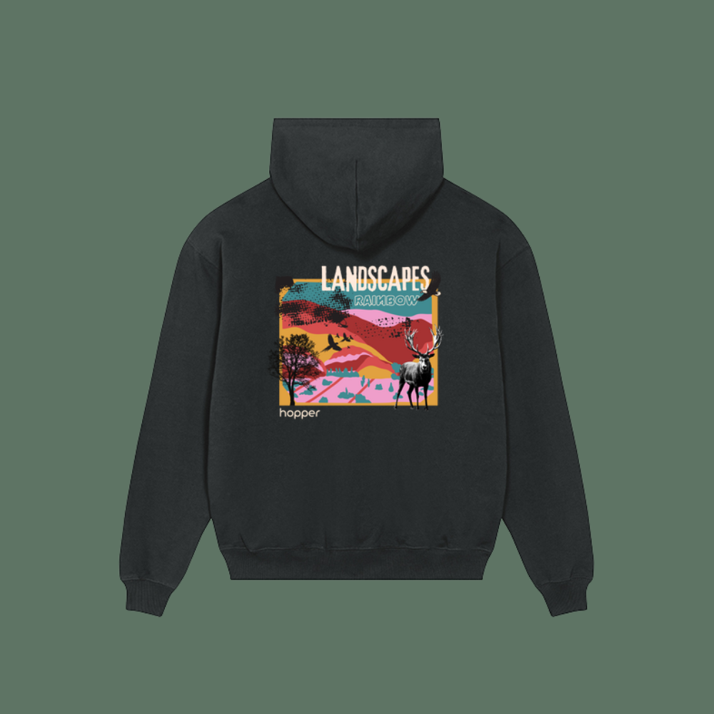 Sweat à capuche – 100 % coton bio ★ LANDSCAPE