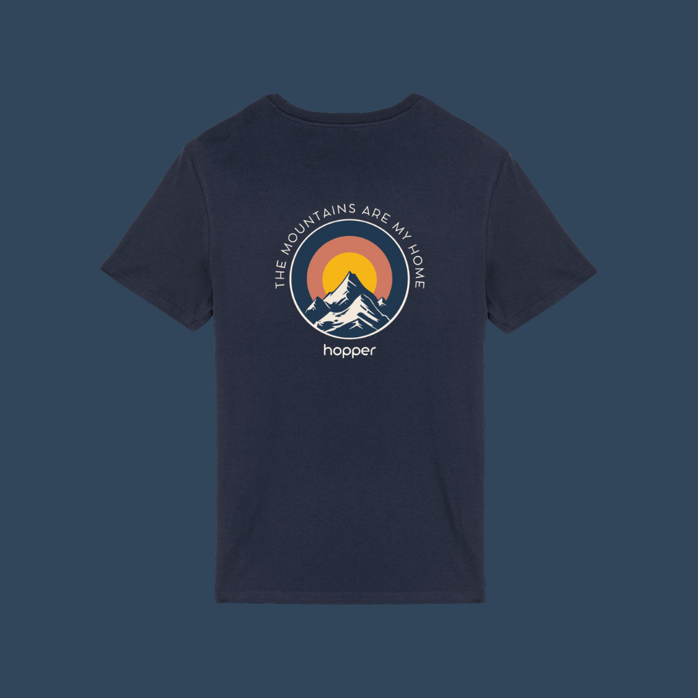 T-shirt unisexe léger Moutains are my home
