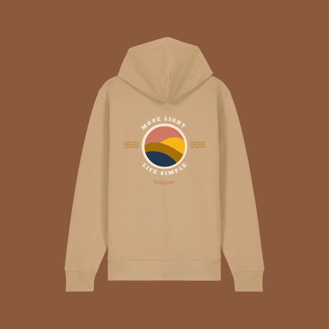 Sweat à capuche zippé bio ★ SIMPLE