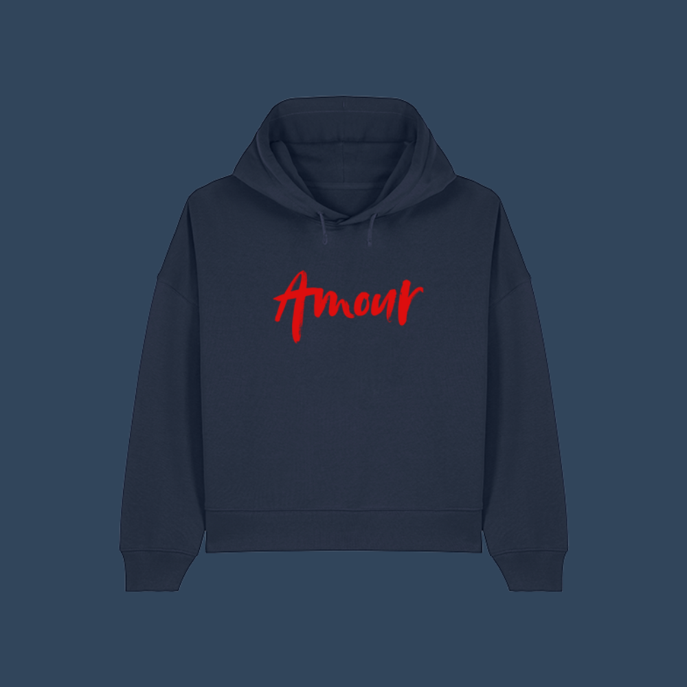 Sweat à capuche 100% bio ★ AMOUR