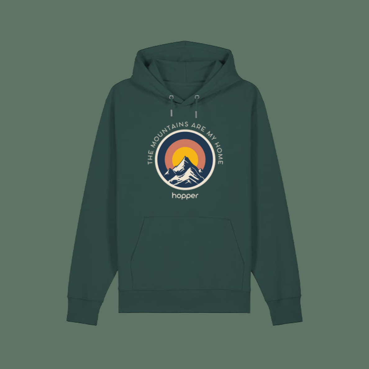 Sweat à capuche bio ★ MOUTAINS