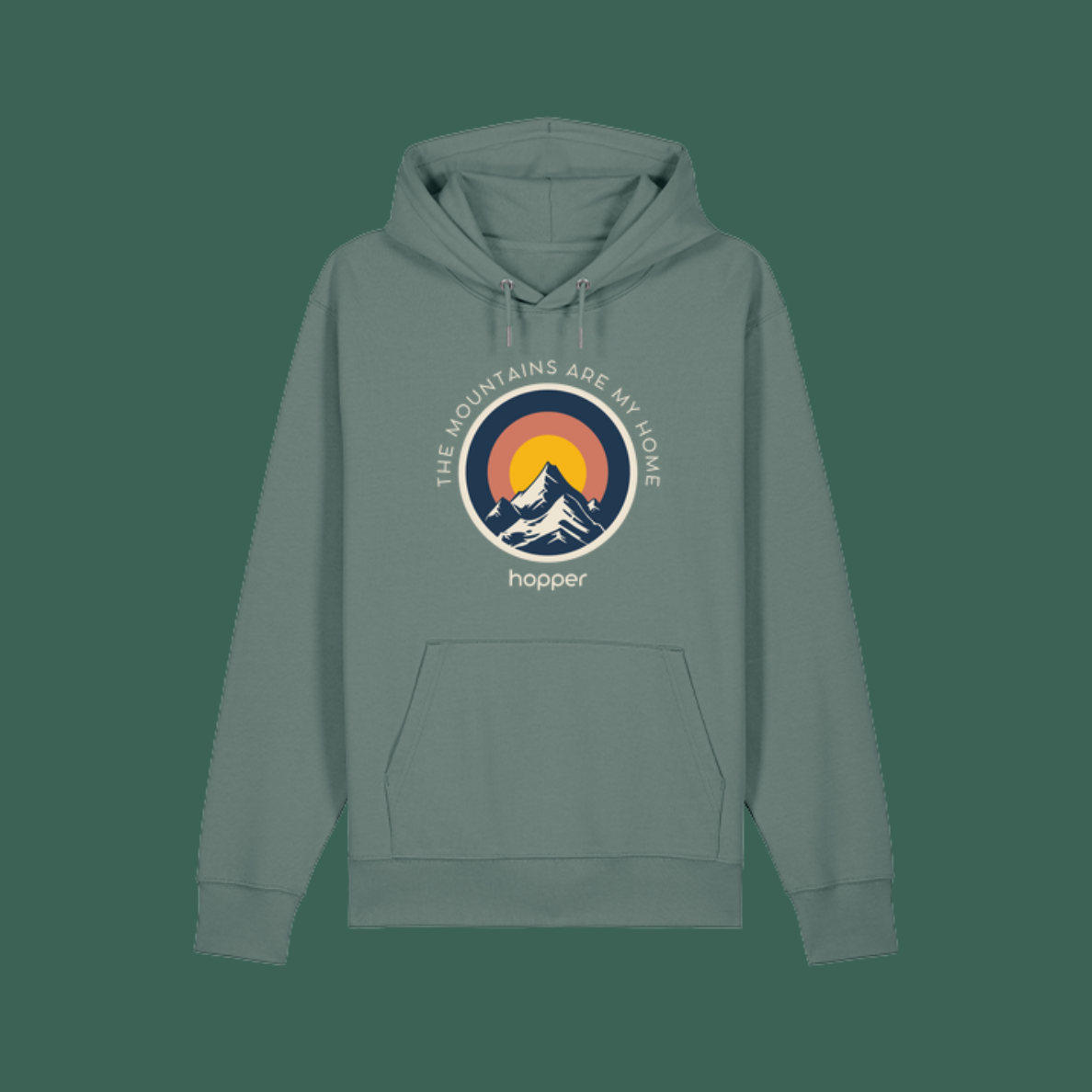 Sweat à capuche bio ★ MOUTAINS