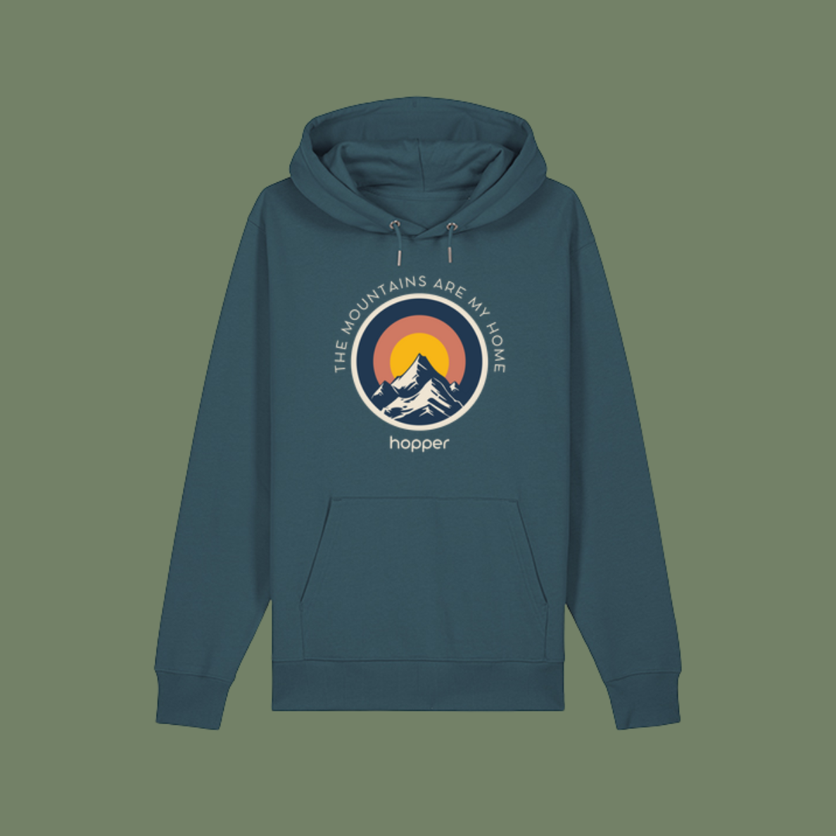 Sweat à capuche bio ★ MOUTAINS
