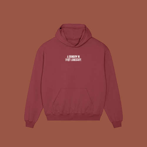 Sweat à capuche épais "Landscape" 100% bio Femme