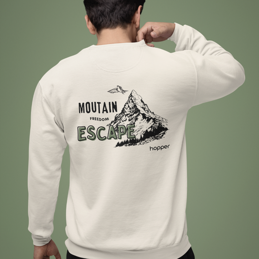 Sweat-shirt iconique bio"Escape"