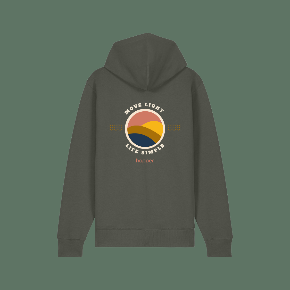 Sweat à capuche zippé bio ★ SIMPLE
