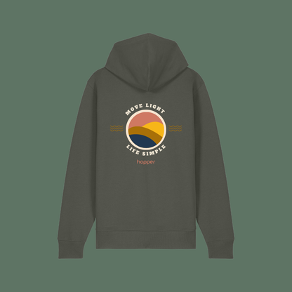 Sweat à capuche zippé bio ★ SIMPLE