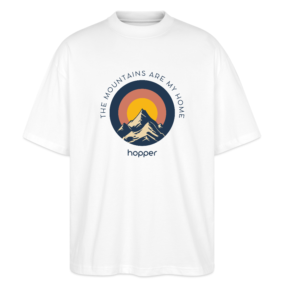 T-shirt bio oversize bio - blanc