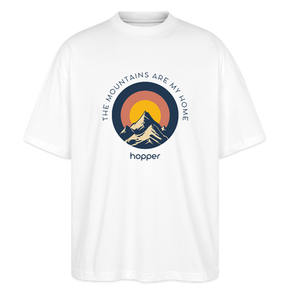 T-shirt bio oversize bio - blanc