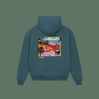 Sweat à capuche – 100 % coton bio ★ LANDSCAPE