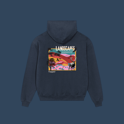 Sweat à capuche – 100 % coton bio ★ LANDSCAPE