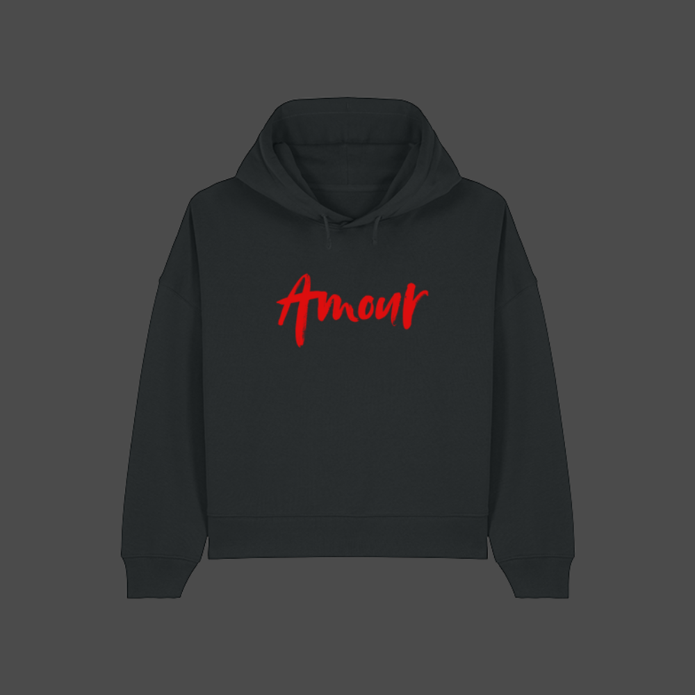 Sweat à capuche 100% bio ★ AMOUR
