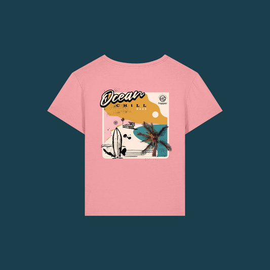 T-shirt 100% coton Bio léger col rond ★ OCEAN