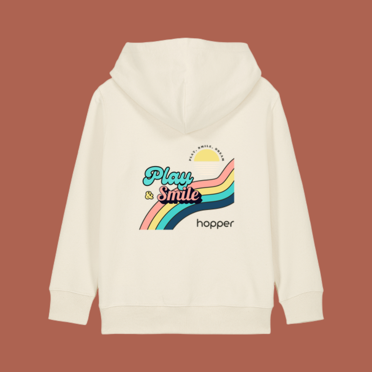 Sweat à capuche enfant bio ★ SMILE