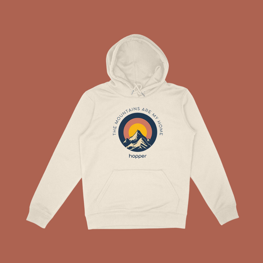 Sweat à capuche  "The Mountains Are My Home"