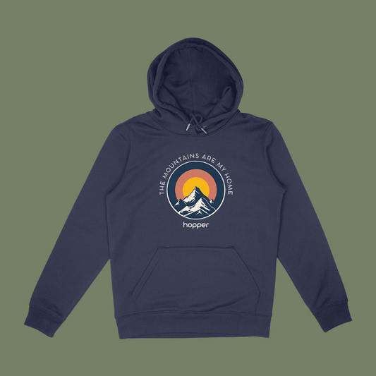 Sweat à capuche "The Mountains Are My Home"