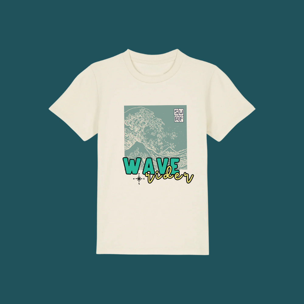 T-shirt "Ocean Child, Wave Rider" 🌊🏄‍♂️