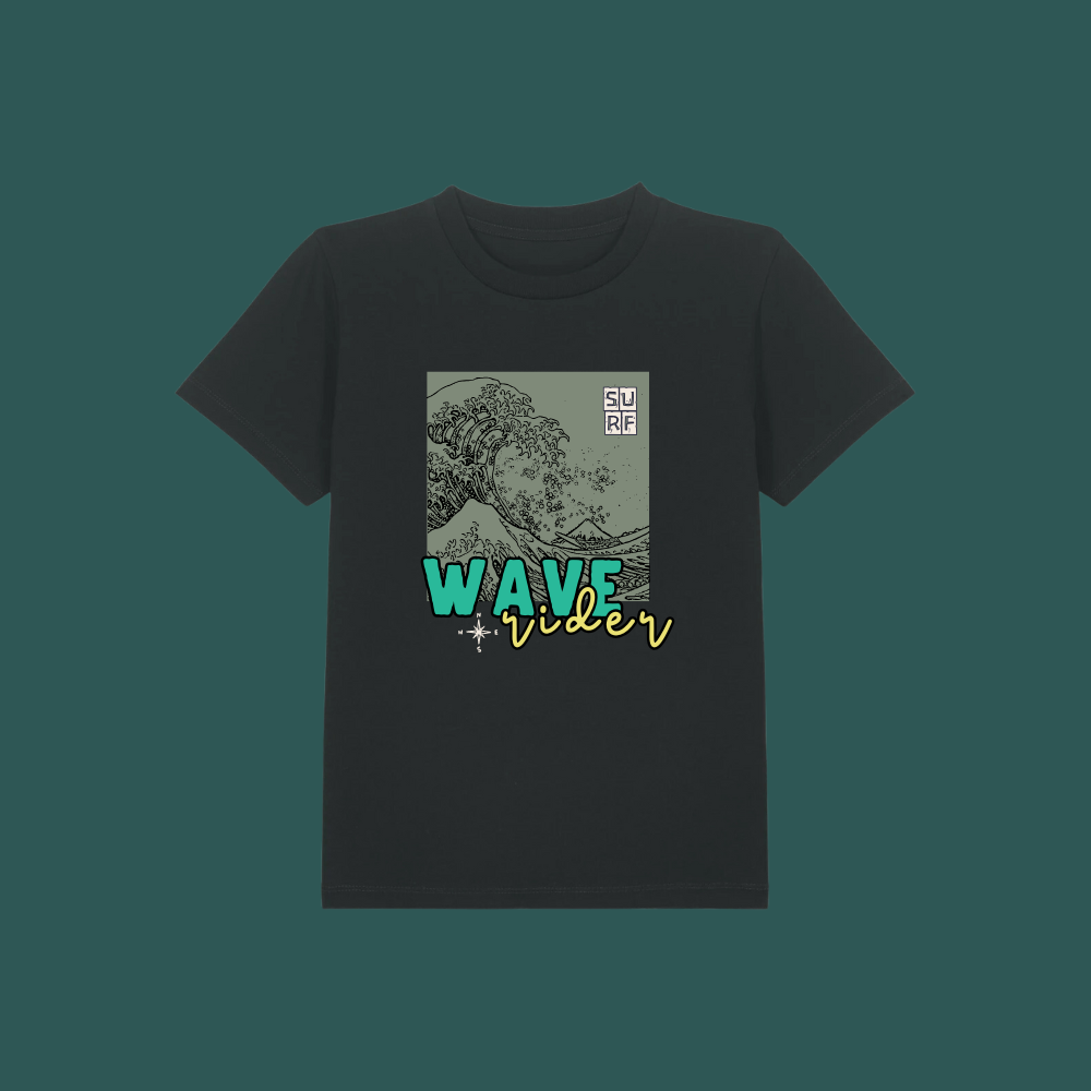 T-shirt "Ocean Child, Wave Rider" 🌊🏄‍♂️