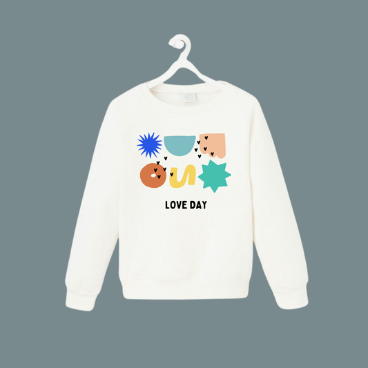 Sweatshirt léger "Love Day"