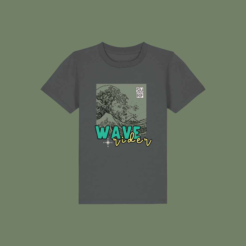 T-shirt "Ocean Child, Wave Rider" 🌊🏄‍♂️