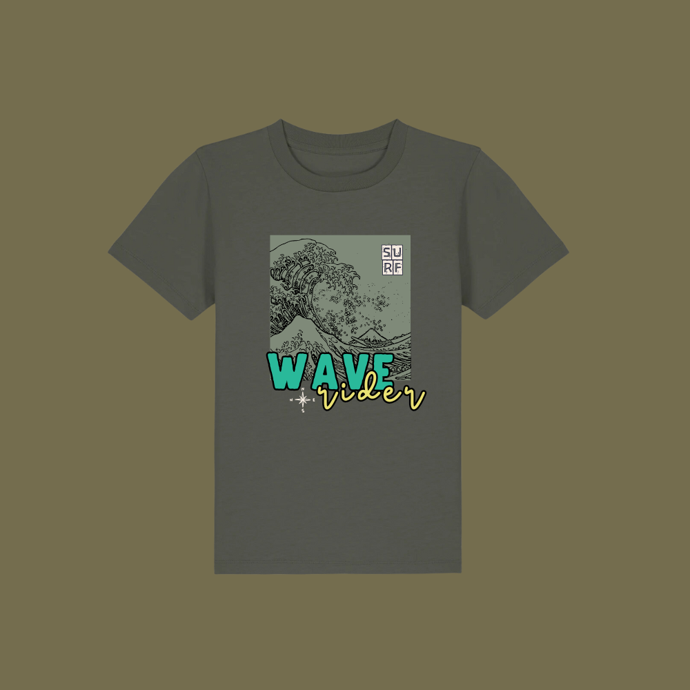 T-shirt "Ocean Child, Wave Rider" 🌊🏄‍♂️