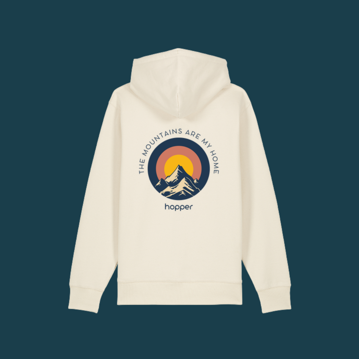 Sweat à capuche zippé bio ★ MOUTAINS