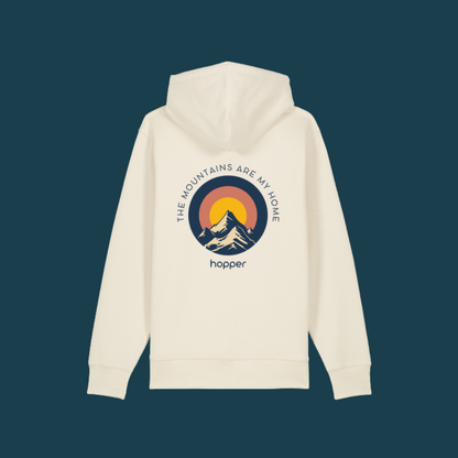 Sweat à capuche zippé bio ★ MOUTAINS