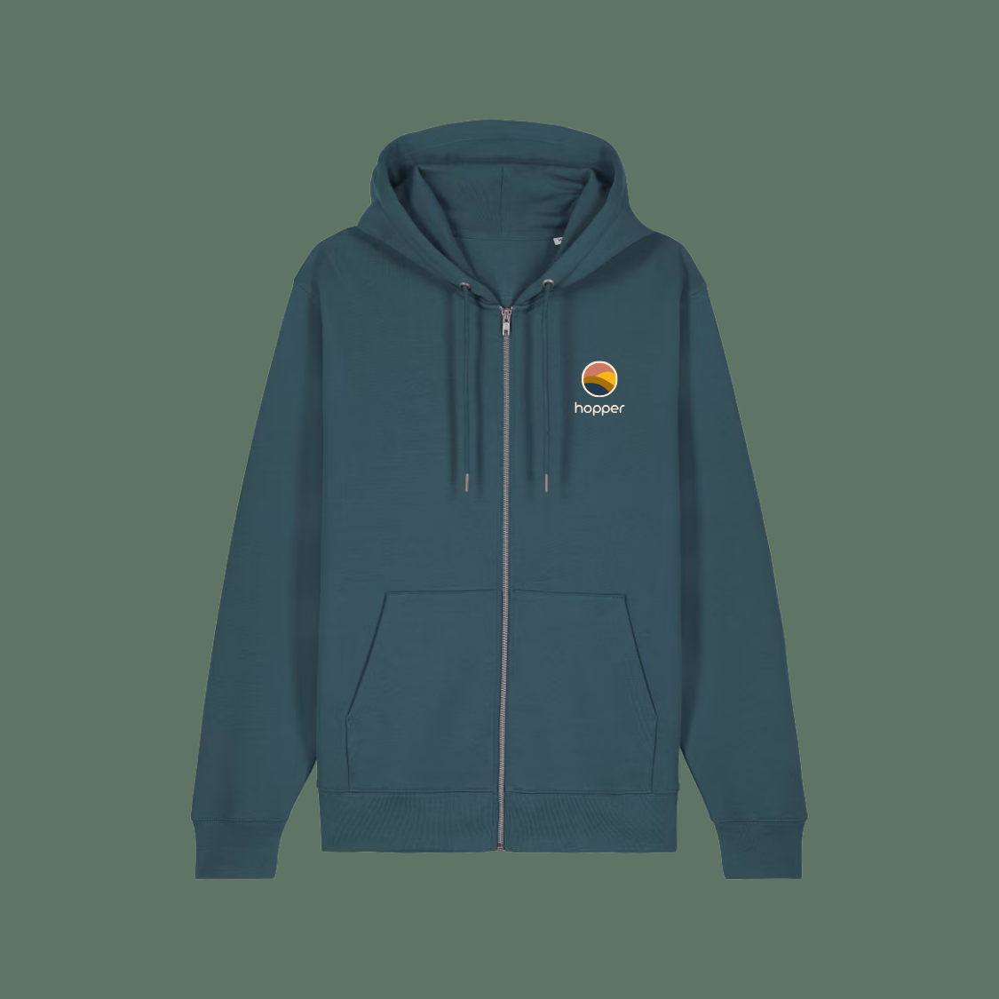Sweat à capuche zippé bio ★ SIMPLE