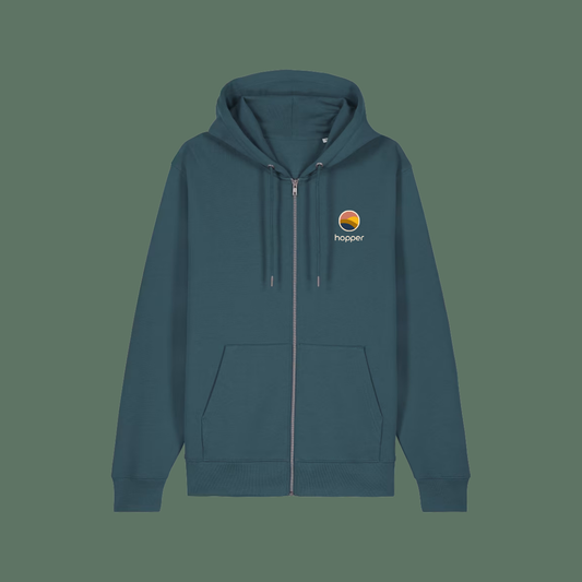 Sweat à capuche zippé bio ★ SIMPLE