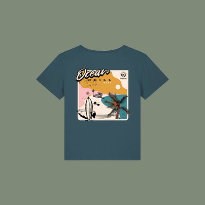 T-shirt 100% coton Bio léger col rond ★ OCEAN