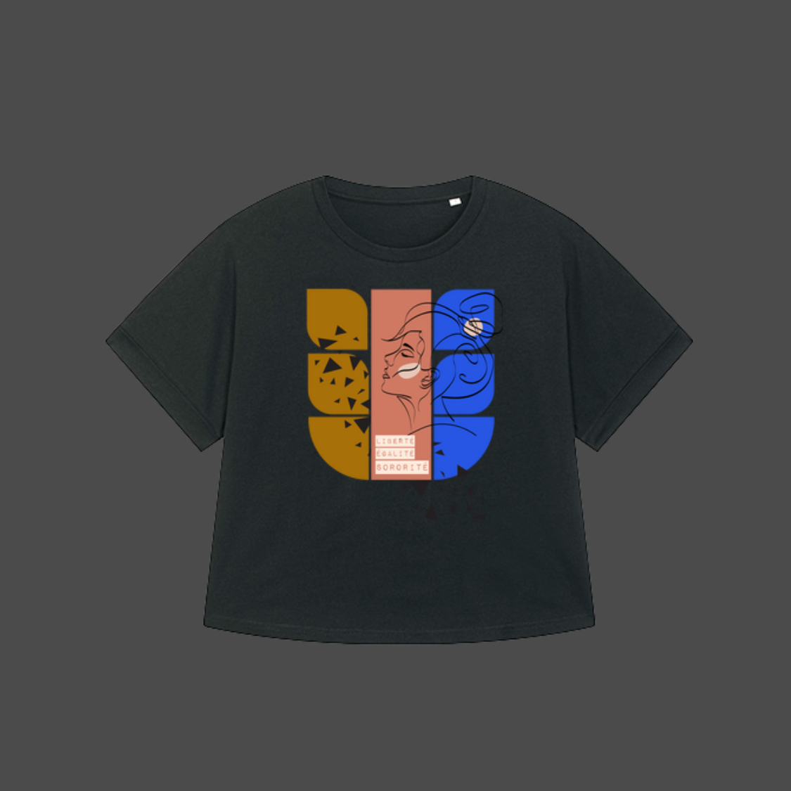 T-shirt 100% bio ★ SORORITÉ True Black XS