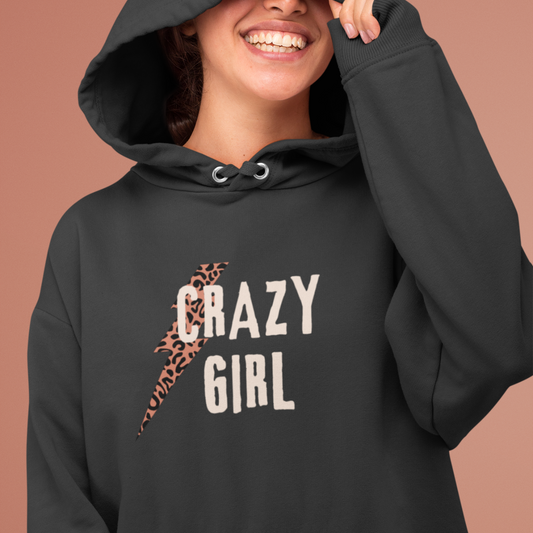 Sweat à capuche épais "Crazy Girls"