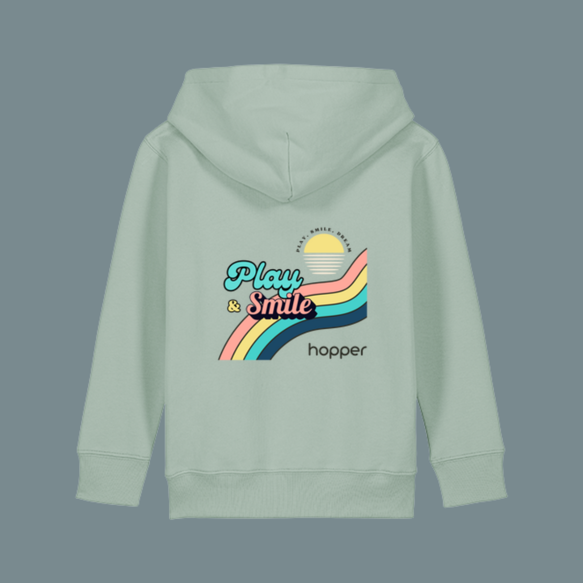 Sweat à capuche enfant bio ★ SMILE