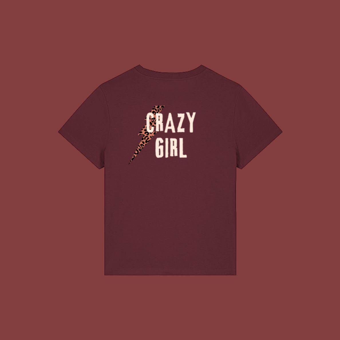 T-shirt bio ★ CRAZY GIRL