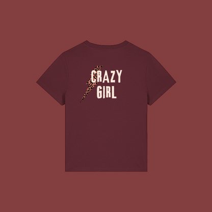 T-shirt bio ★ CRAZY GIRL