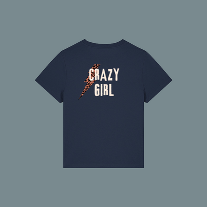 T-shirt bio ★ CRAZY GIRL
