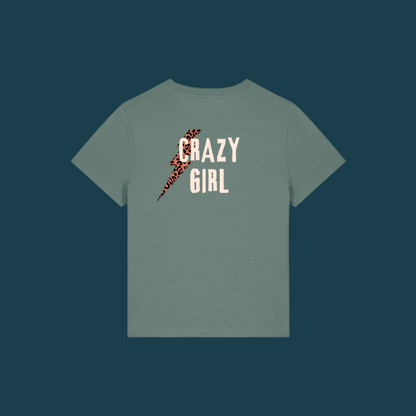 T-shirt bio ★ CRAZY GIRL