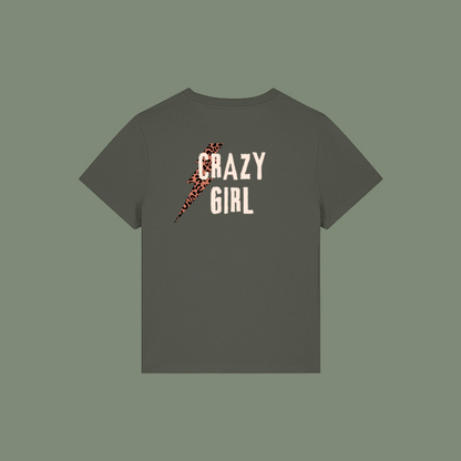 T-shirt bio ★ CRAZY GIRL