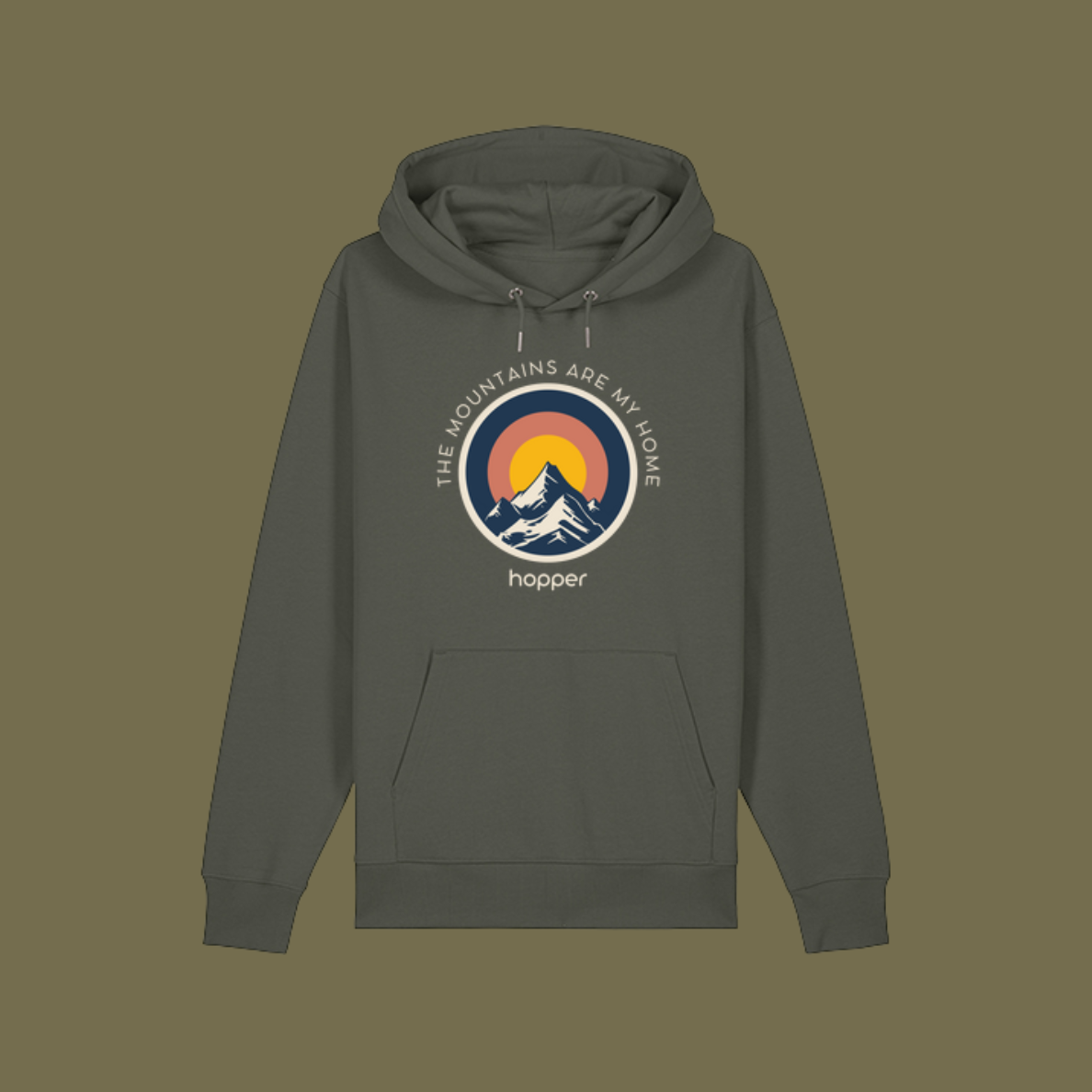 Sweat à capuche bio ★ MOUTAINS
