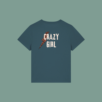 T-shirt bio ★ CRAZY GIRL