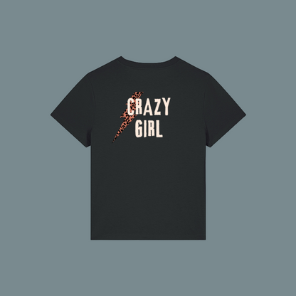 T-shirt bio ★ CRAZY GIRL