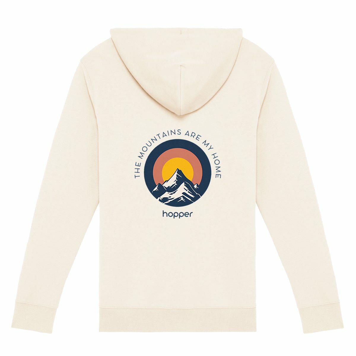 Sweat à capuche zippé - unisexe