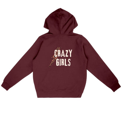 Sweat à capuche Léger Femme Crazy girl