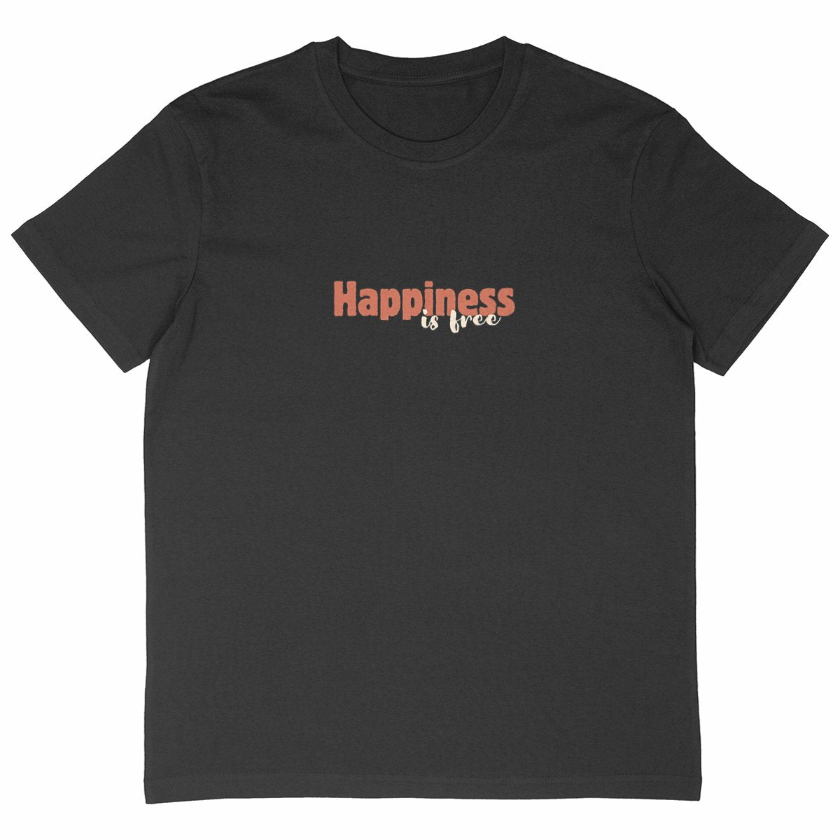 T-shirt Oversized "Happiness is free"