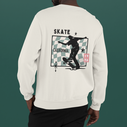 Sweat-shirt iconique bio "Skate California"