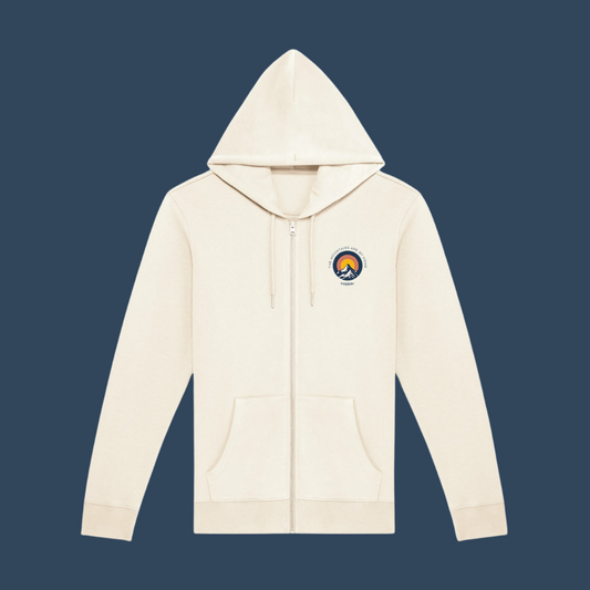 Sweat à capuche zippé épais "Mountain Home"