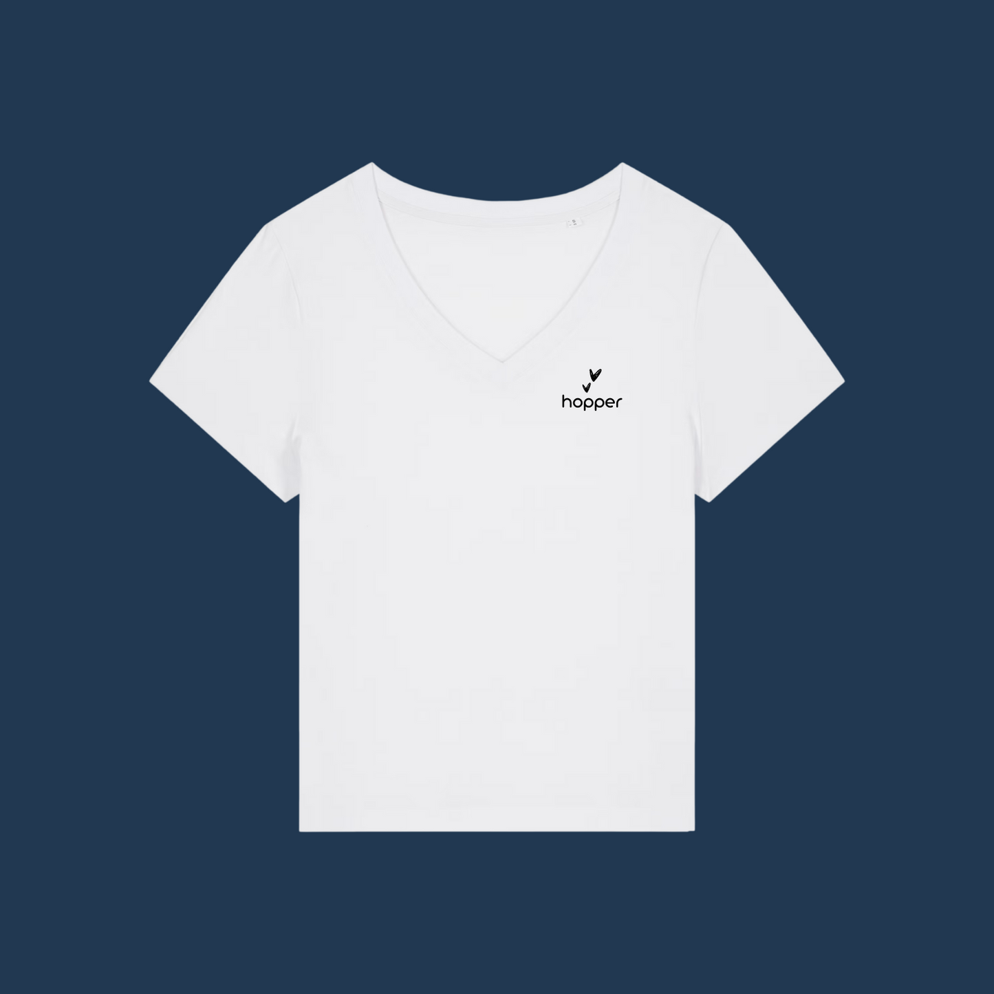 T-shirt col V bio ★ XOXO