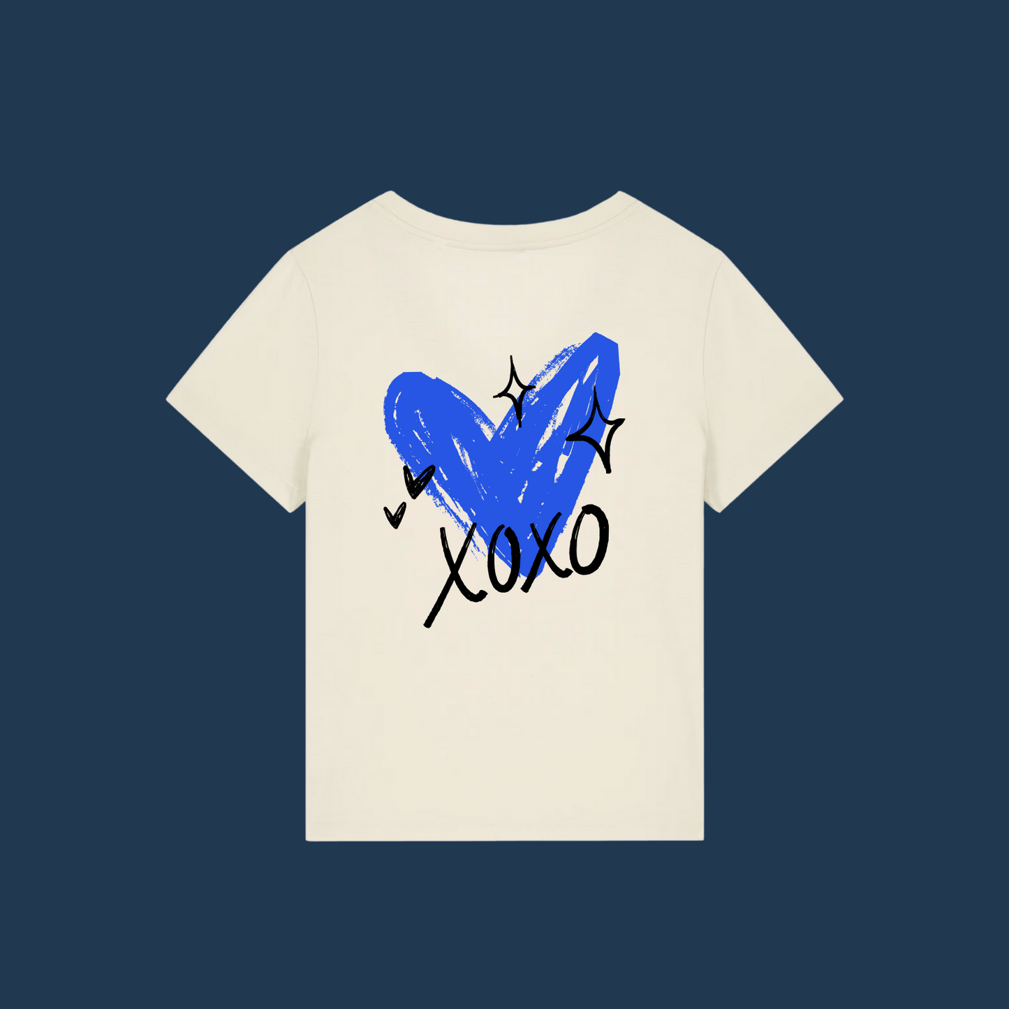 T-shirt col V bio ★ XOXO
