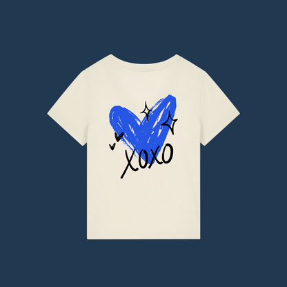 T-shirt col V bio ★ XOXO